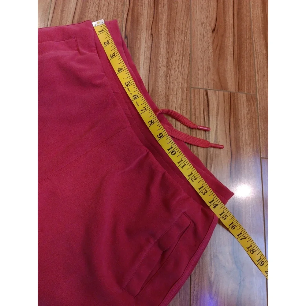 Authentic Armani Exchange Mens Sherbet Red Jogger shorts Embossed Logo Size Xs